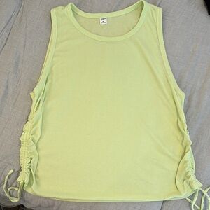 Old Navy Athletic Lime Green Sleeveless Top with side ties